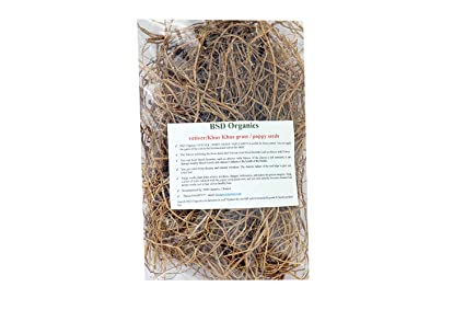 BSD ORGANICS Veti ver/Chrysopogon zizanioides - 200 gm