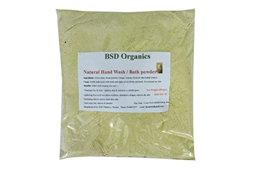 BSD Organics Natural Herbal hand wash powder - 100 gms – BSD ORGANICS