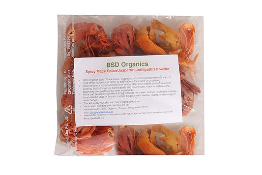 BSD Organics Spicy Mace Spice/ Jaapathri,Jathipathri - 50 G