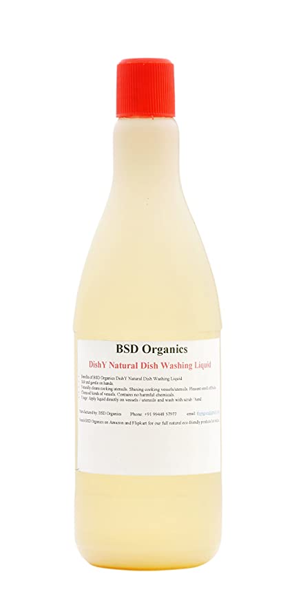 BSD Organics DishY Natural Dish Washing Liquid - 500 ml