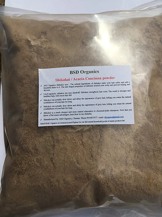 BSD Organics Shikakai/Acacia Concinna powder - 500 gm