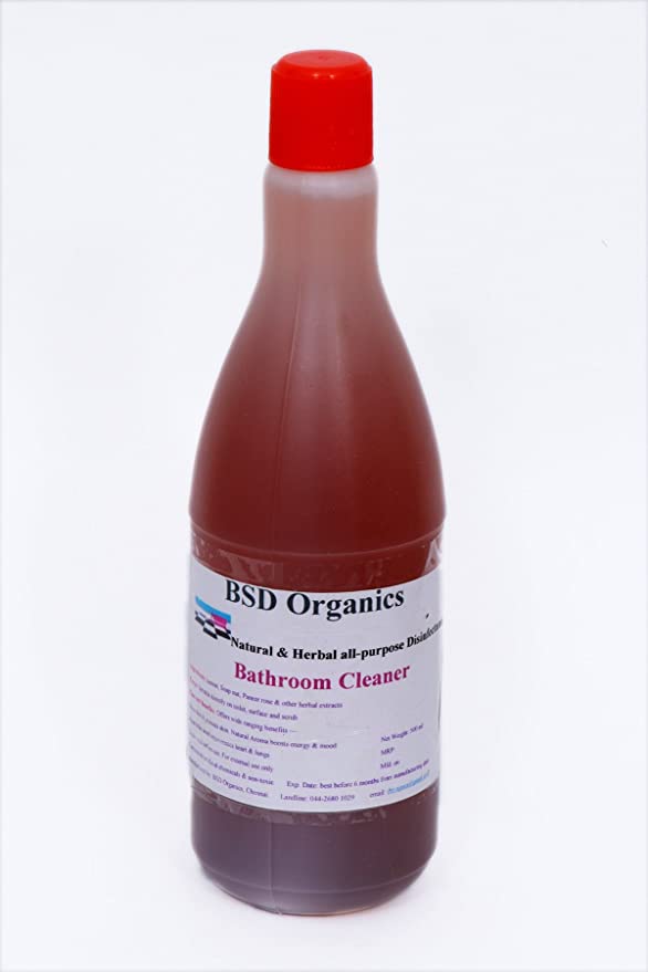 BSD Organics Natural Bathroom Floor Cleaner liquid - 1 liter (plus 50 ml free)