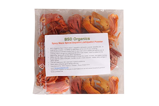 BSD Organics Spicy Mace Spicec/ Jaapathri,Jathipathri - 50 G