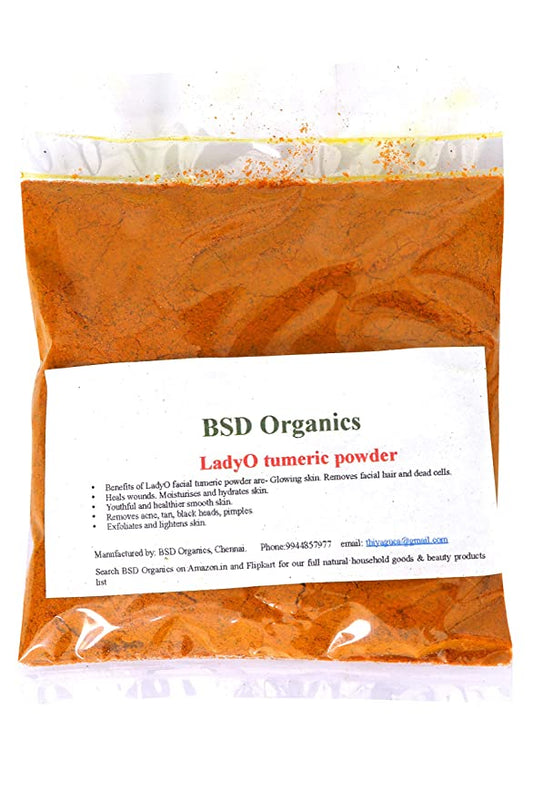 BSD Organics LadyO tumeric powder (haldi face pack/mask) - 200 gms
