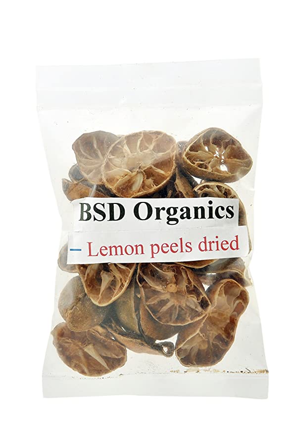BSD Organics Sweet lemon/lime/limetta (Mosambi) Lemon peels dried - 1 kg