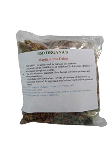 BSD Organics HerbY Mimusops elengi/Bakula/Moulasiri/Magilam Poo Dried - 25 G