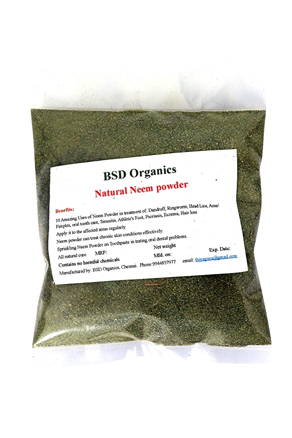 BSD Organics Natural Neem Powder - 400 GMS
