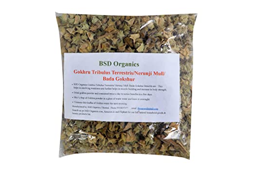 BSD Organics Gokhru Tribulus Terrestris/Nerunji Mull/Bada Gokshur -50 G