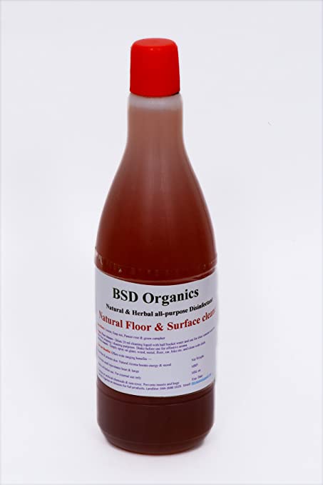 BSD Organics BabyO Natural Floor Cleaner Liquid for Households with Babies - 1 Liter (Plus 50 ml Free)