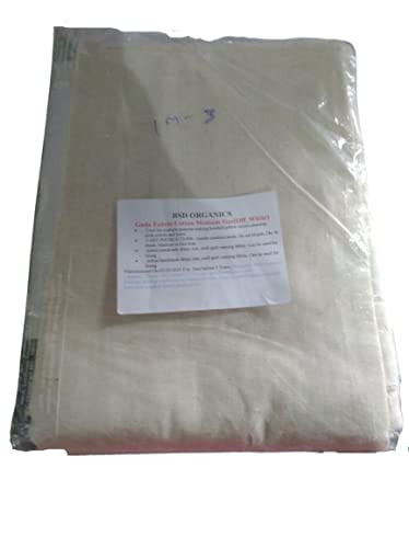 BSD Organics gada Fabric Cotton Thick Size(Off_White)-2m