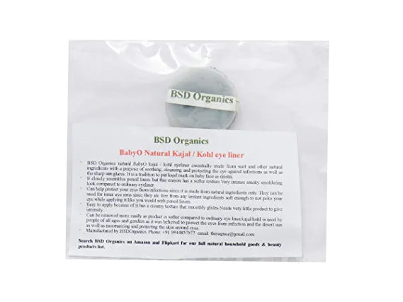 BSD Organics Natural Kajal/Kohl eye liner - 4 gm