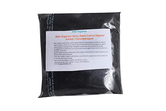 BSD Organics Herby Black Cumin/ Nigella/ Kalonji / karunjeeragam Powder - 1 KG