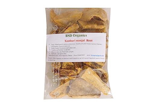 BSD Organics root of turmeric/kasthuri manjal/Wild Turmeric - 100 G