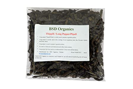 BSD Organics Thippili/Long Pepper/Pipali 100 g