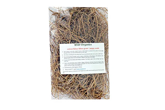 BSD Organics veti ver/Chrysopogon zizanioides - 200 gm