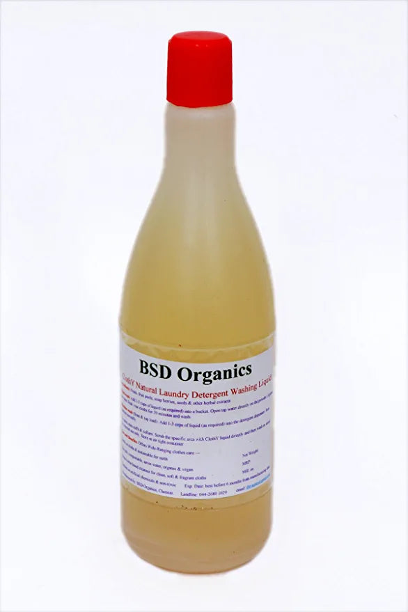 BSD Organics ClothY Natural Laundry Detergent Washing liquid - 550 ml